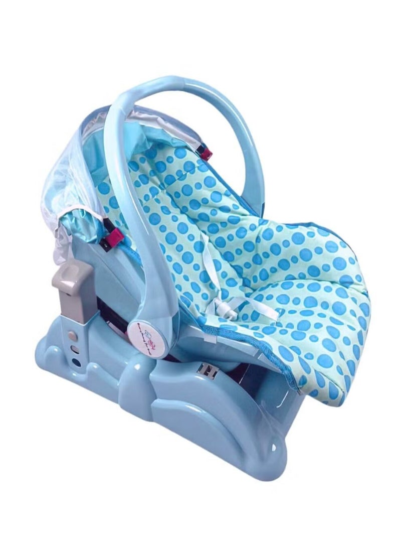 إفريثينج فور كيدز كرسي هزاز للأطفال قابل للتعديل 3 ارتفاعات مختلفة قاعدة قابلة للفصل مع شبكة ومريحة - Image 2