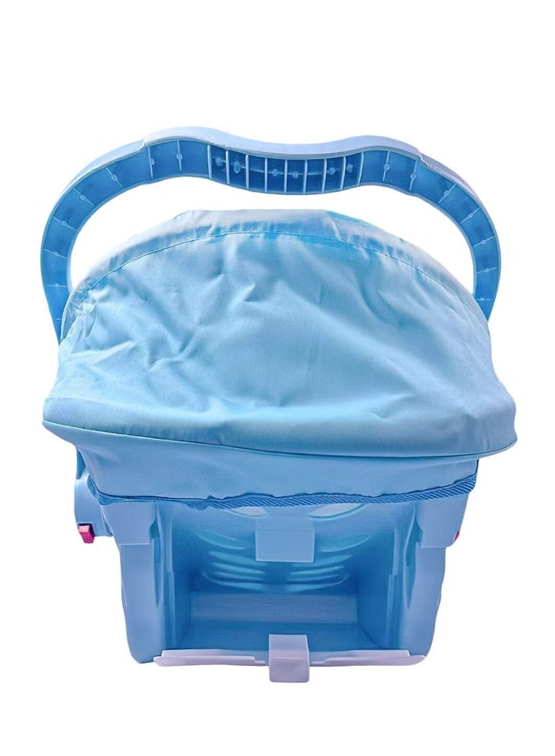 إفريثينج فور كيدز كرسي هزاز للأطفال قابل للتعديل 3 ارتفاعات مختلفة قاعدة قابلة للفصل مع شبكة ومريحة - Image 5