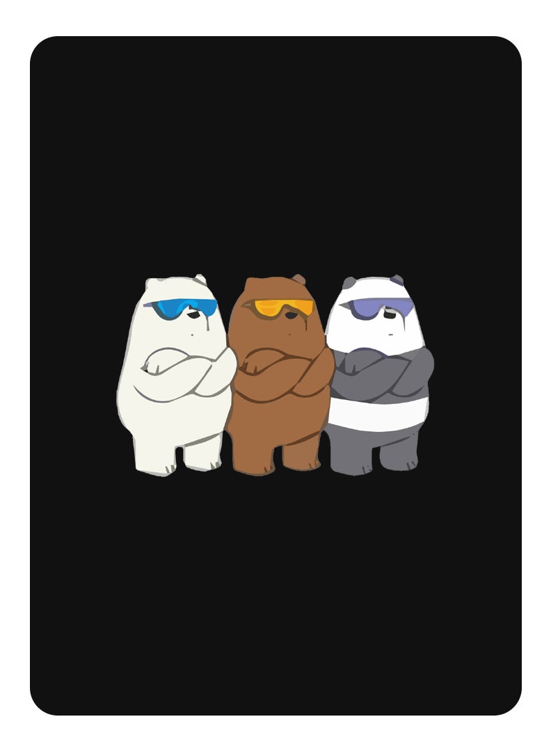 Theodor Protective Flip Case For Apple iPad Mini 6 With Trifold Stand Auto Wake Sleep Shockproof Cover ears dance - Image 1