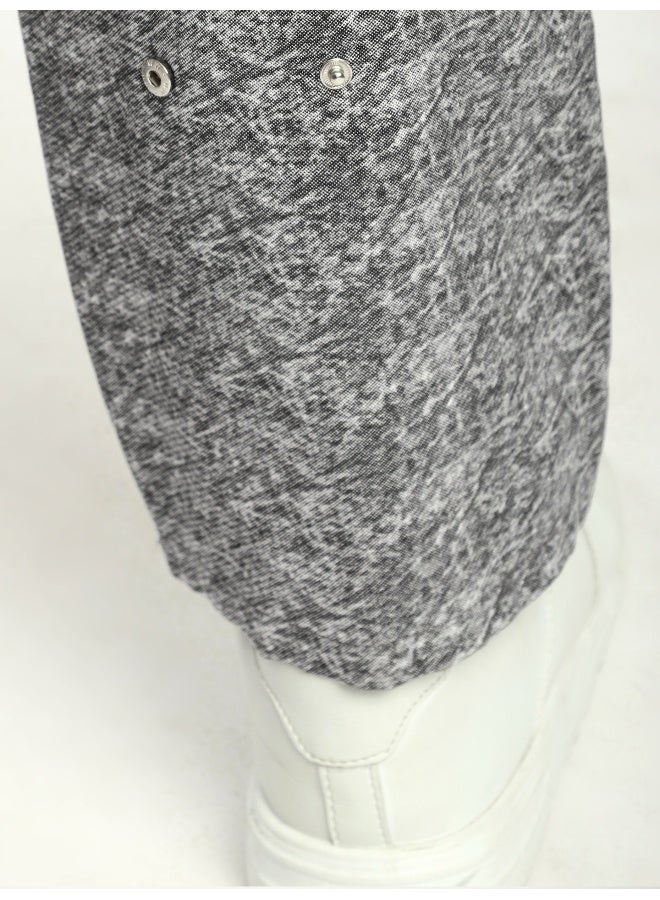 Grey Color Blast Cargo Pants for men's