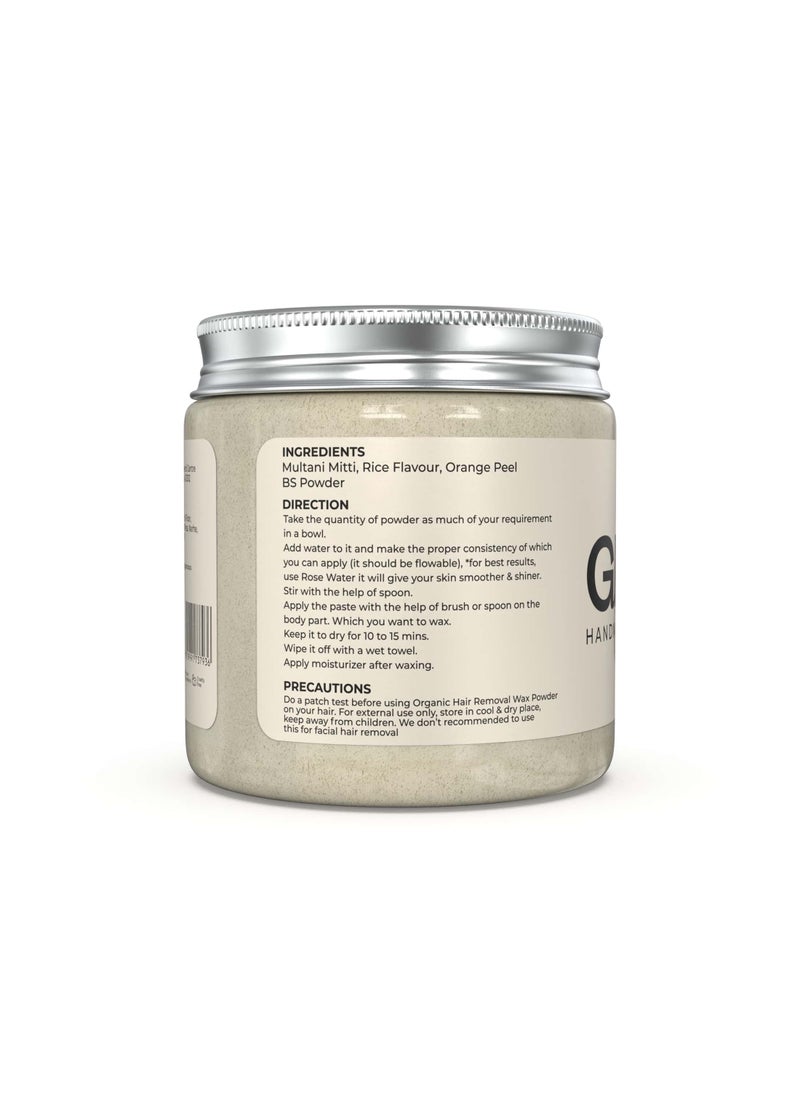Ghar soaps - Organic Hair Removal Wax Powder | Instant Hair Remover Organic | Hair Wax Removal Powder for All Hair & Skin types - Image 1