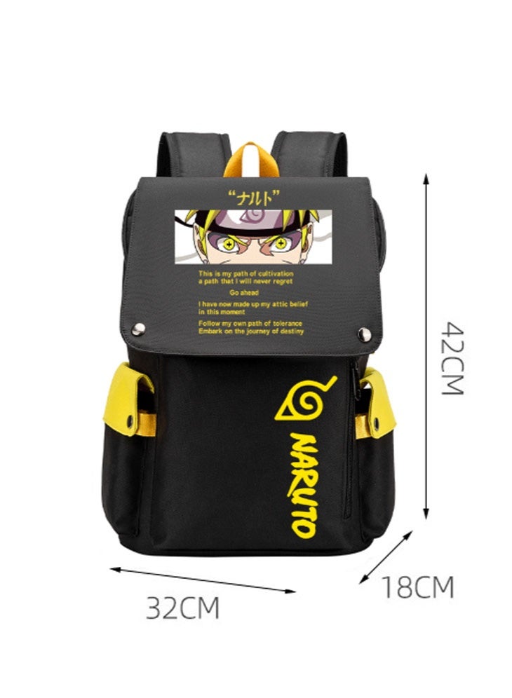 Naruto schoolbag large-capacity student backpack men and women leisure sports travel backpack student school backpack - Image 2