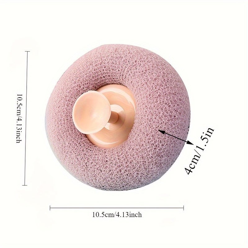 Blue Round Mesh Bath Sponge Balls For Exfoliating Shower Cleaning Body Scrubber - Image 3