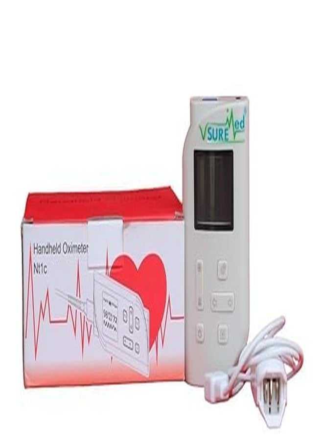 VSUREMED HANDHELD PULSEOXIMETER NT1C WITH ADULT SPO2 PROBE - Image 5