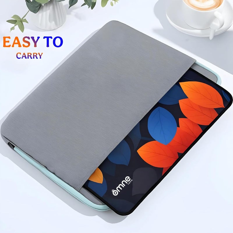 omne TECH Mousepad for Desk | Smooth Waterproof Surface, Anti-Slip Rubber Base, Durable & Comfortable Mouse Pad for Office, Laptop & Computer (Multicolour) (Orange & Blue Leaf) - Image 5