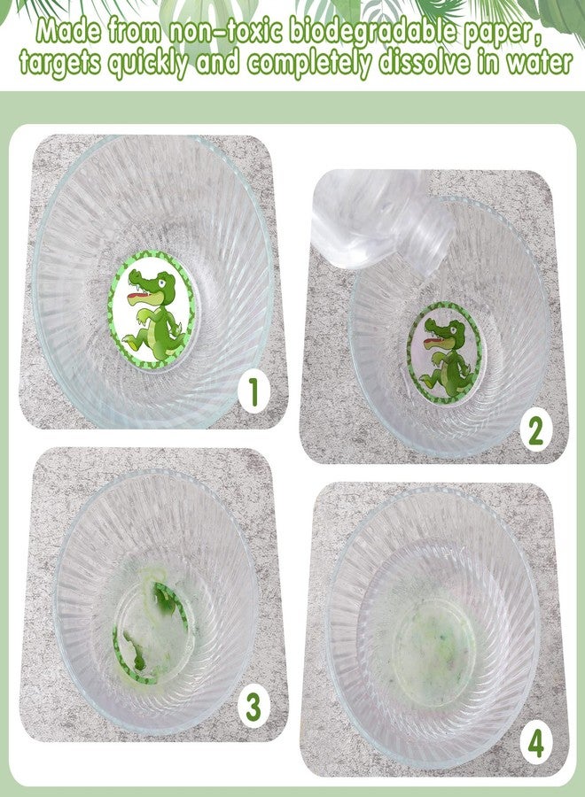 Eersida 120 Pcs Toilet Targets for Potty Training Boys Pee Tinkle Flushable Paper Transportation Animal Sticker Dissolving Pee Toilet Aiming Targets for Toddler Boys Training Use(Animal Style) - Image 3