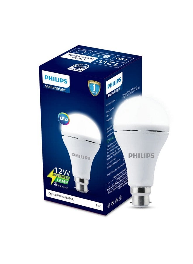 Philips 12W Emergency Bulb | Rechargeable Emergency Bulb for Power Cuts | Backup : 4hrs, Cool Day Light,Pack of 4 - Image 2