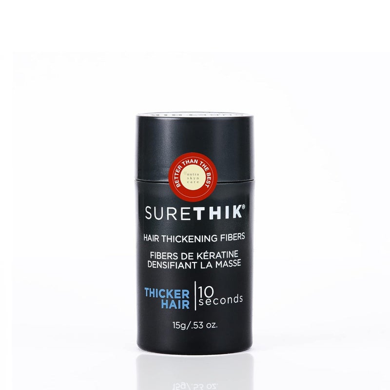 SureThik Hair Thickening Fibers Natural For Thicker Looking Hair Building Fibers 15g Dark Brown - Image 1