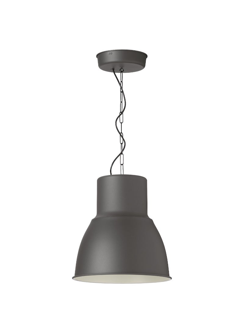 IKEA FRAKTA Pendant lamp - dark grey - 38 cm - Image 1