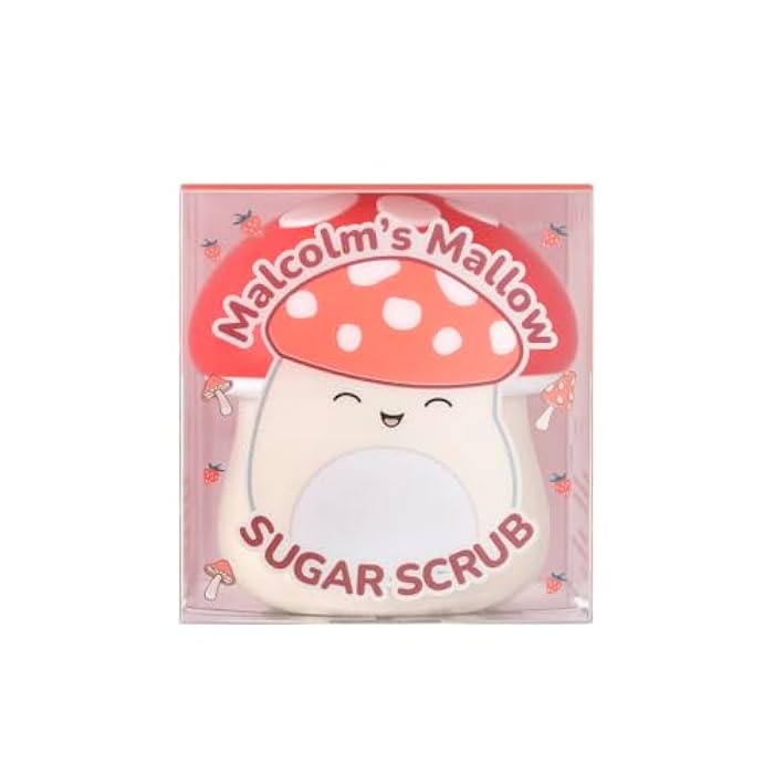 TONYMOLY x Squishmallows Malcolm Mallow Sugar Scrub – Real Strawberry Seeds, Exfoliating, Hydrating & Nourishing, Gentle Formula, 70ml - Image 1