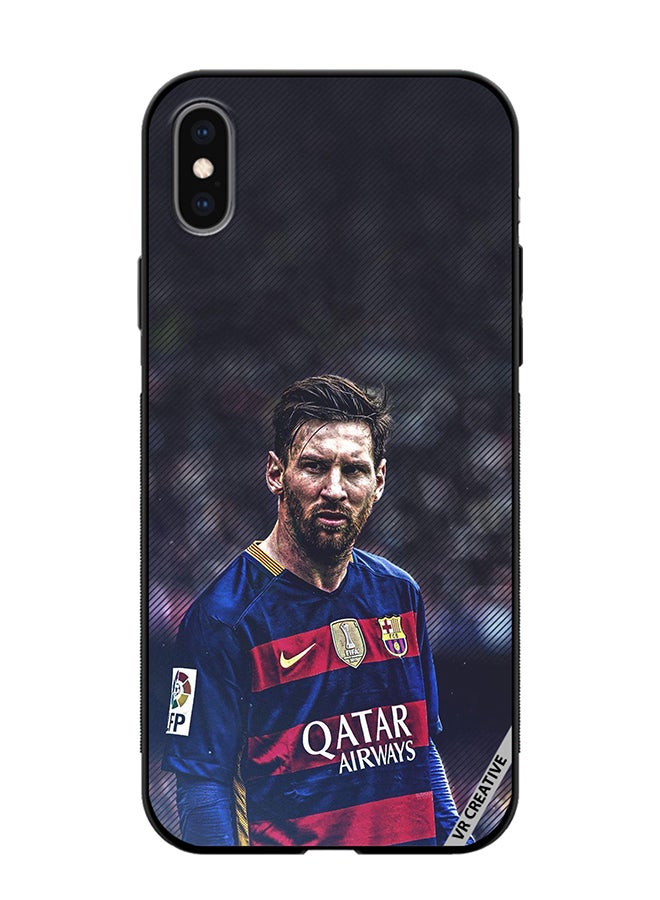 VR CREATIVE Protective Case Cover For Apple iPhone X/XS Messi Design Multicolour - Image 1