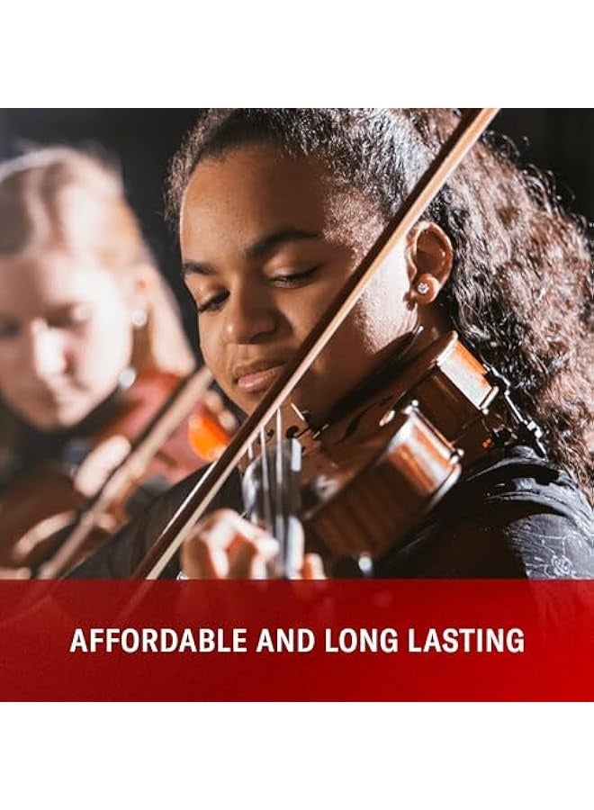 د'اداريو مجموعة أوتار كمان بريلود، مقاس 1/4، توتر متوسط – J810 1/4M - نواة فولاذية صلبة، نغمة دافئة، اقتصادية ومتينة – خيار المعلمين لأوتار الطلاب – مجموعة واحدة - Image 4