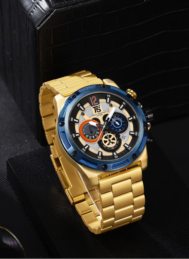 T5 Watches T5 Set watch Quartz Men silicone strap / stainless strap Watch - Image 4