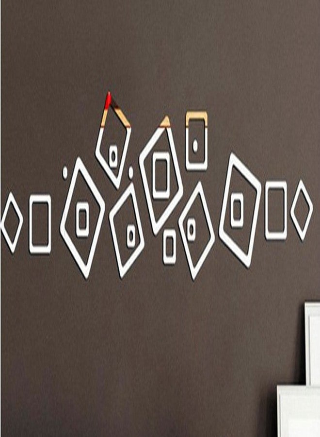 Saifee - Acrylic 3D Home & Office D�Cor Wall Sticker - Modern Square Wall Sticker (21 Pieces) - Image 2