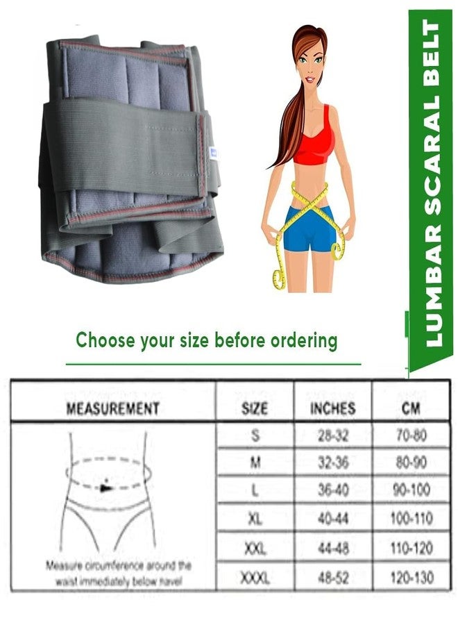 MEDTRIX Premium Lower Back Brace Support/Lumbar Support Waist belt for Back Pain Relief-Compression Belt with dual Adjustable Straps for Men and Women (3XL) - Image 3