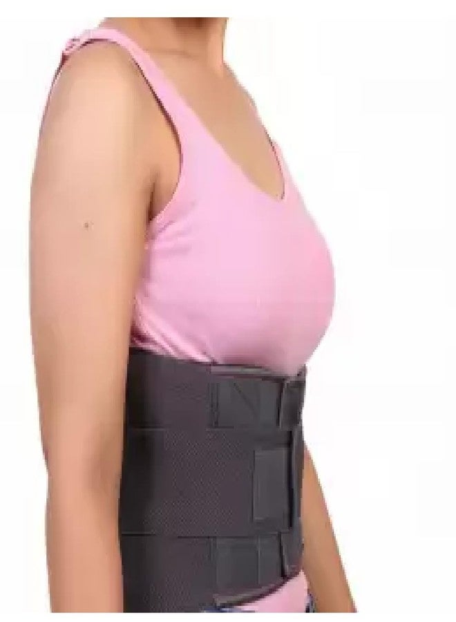 MEDTRIX Premium Lower Back Brace Support/Lumbar Support Waist belt for Back Pain Relief-Compression Belt with dual Adjustable Straps for Men and Women (3XL) - Image 2