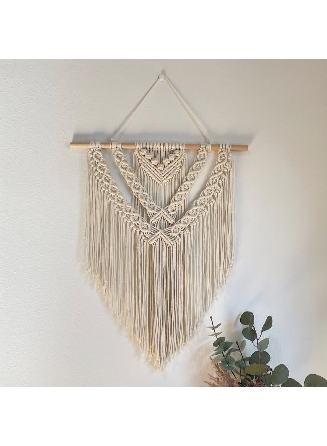 Antikiano Macrame Wall Hanging - handmade Bohemian Decoration - 80x 50 cm - Image 1