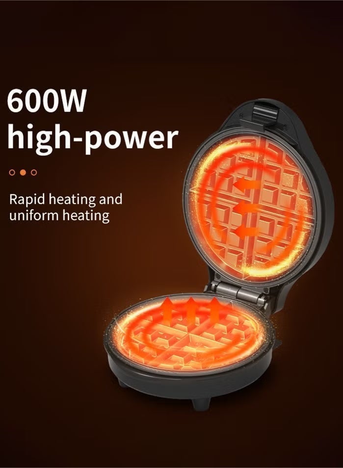 sokany 3-In-1 Non-Stick Snacks Maker with Waffle Plate/Cartoon Cake Plate/Doughnut Plate 600 W SK-08006 Black - Image 3