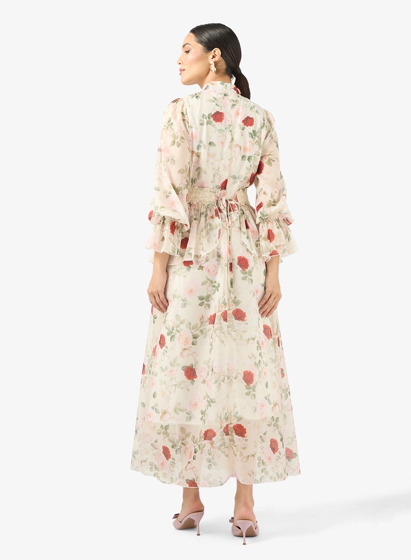 Khizana Floral Print Dress - Image 2
