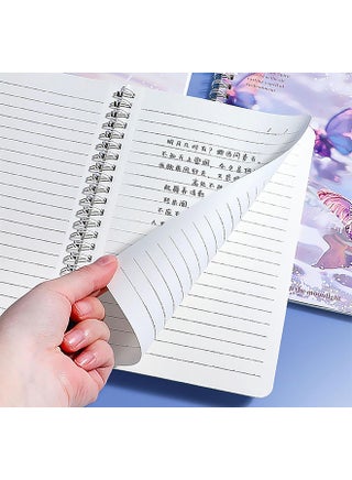 4 Pcs Spiral Notebook, Lined Journals 60 Sheets (120 Pages) for Writing Work School Supplies - view 3