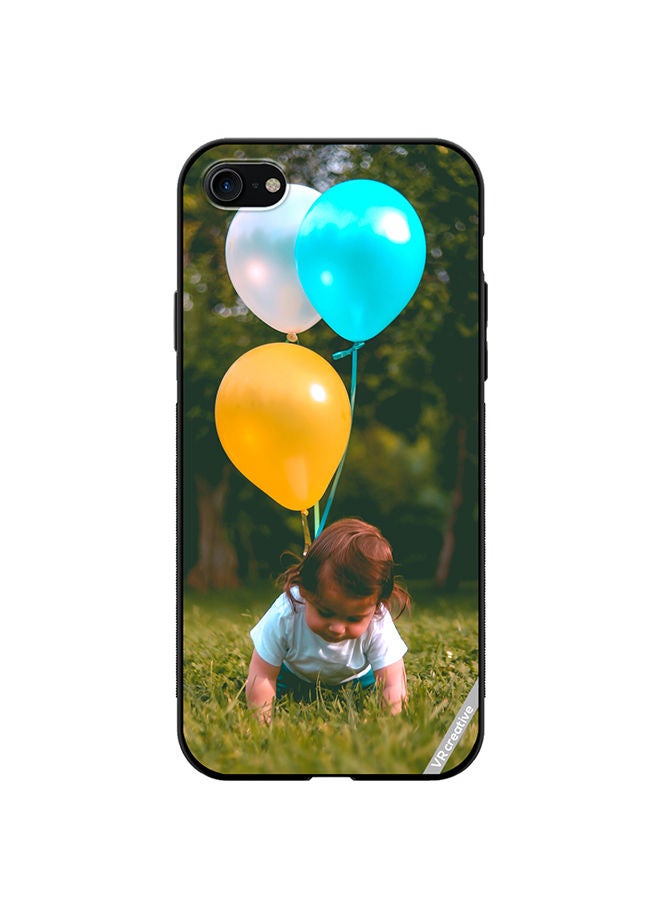 VR CREATIVE Protective Case Cover For Apple iPhone SE (2022) Boy With Balloons Design Multicolour - Image 1