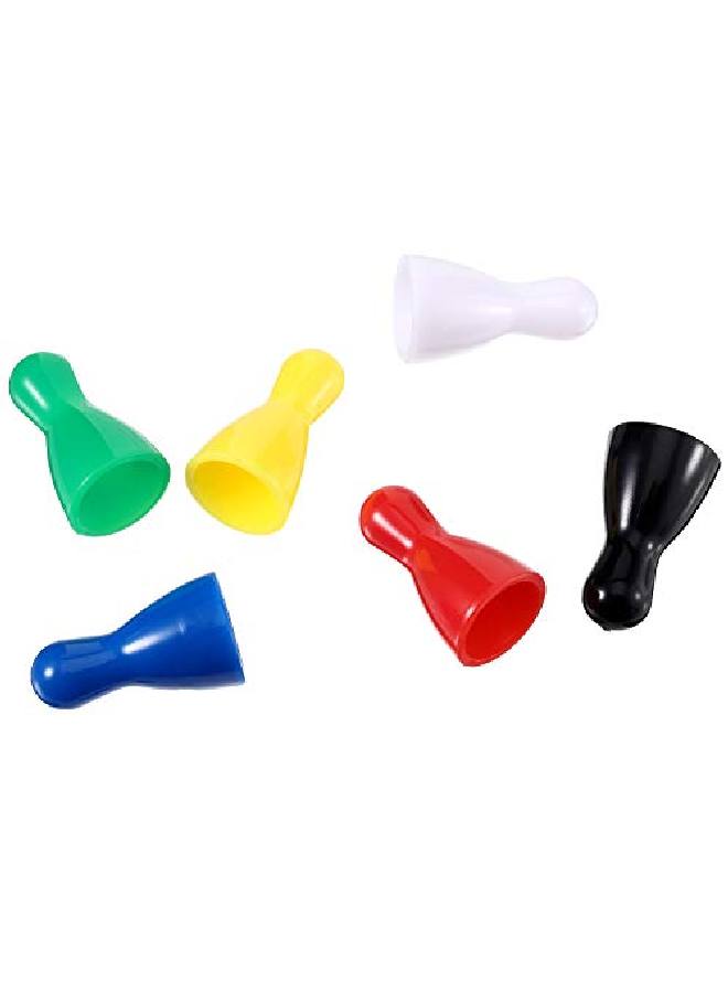 Gejoy 48 Piece Multicolor Plastic Pawns Pieces Game For Board Games Tabletop Markers Component - Image 2