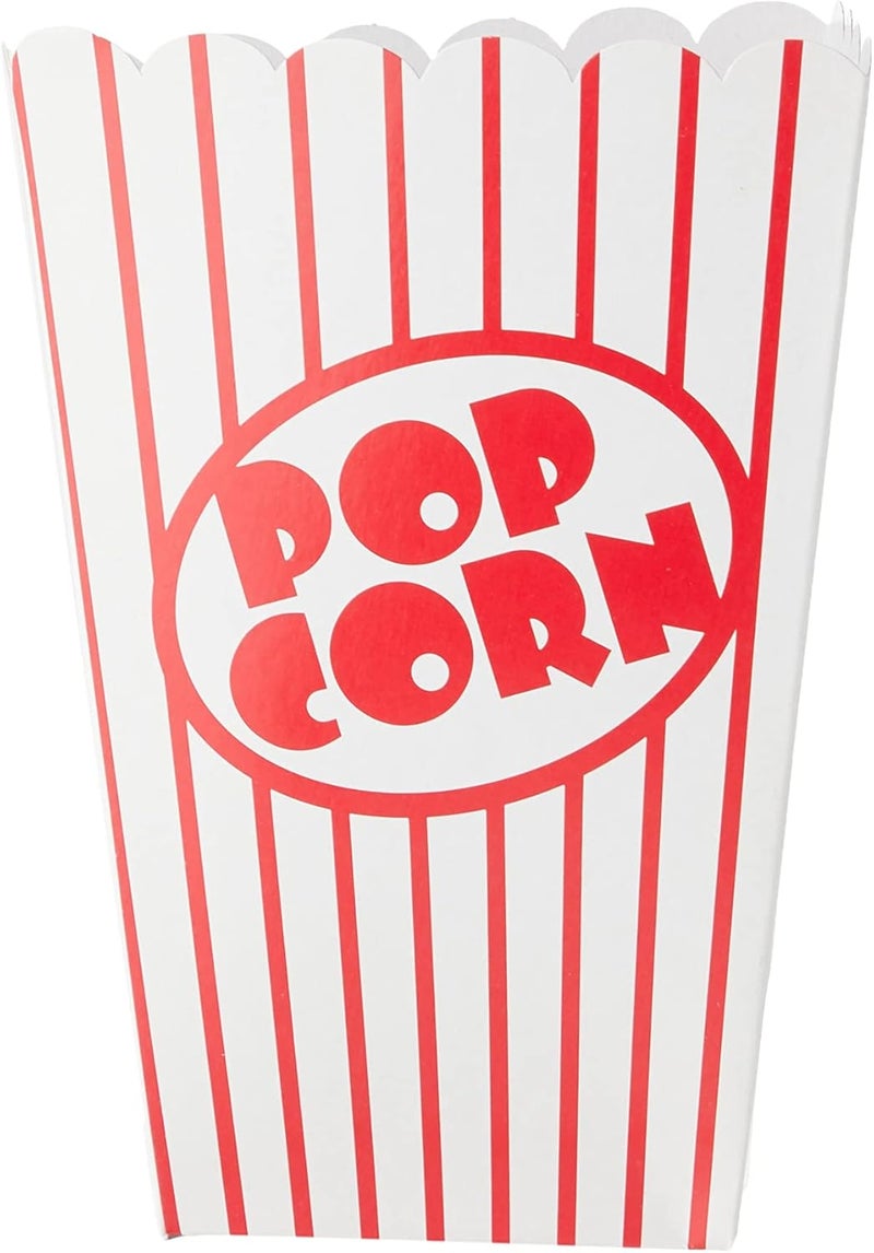 Unique Vibrant Red Small Popcorn Paper Boxes (8 Pack) - Premium Treat Containers for Parties and Movie Nights - Image 4