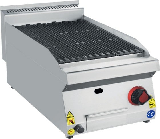 CSA Inox Karacasan Industrial 700 Series Counter Top LPG Cylinder Lava Stone Casting Grill