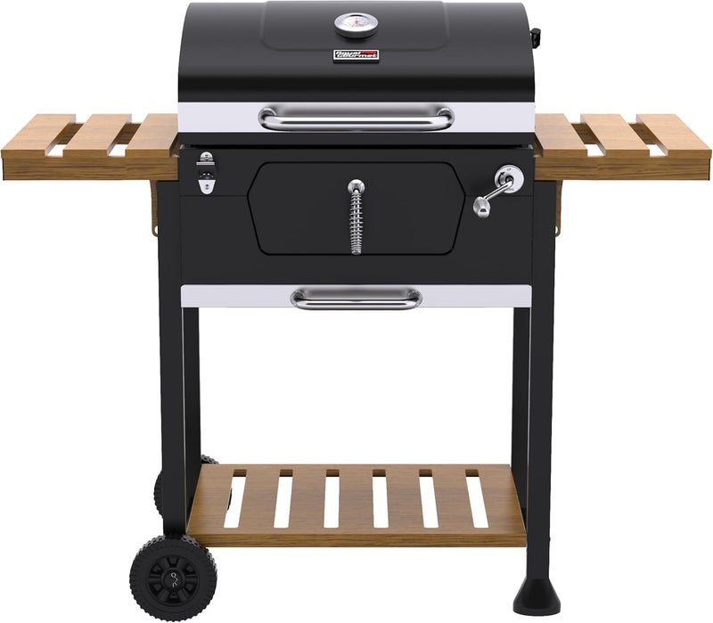 Royal Gourmet 24-Inch Charcoal BBQ & Smoker - Image 2