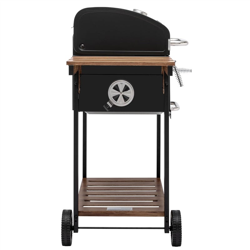 Royal Gourmet 24-Inch Charcoal BBQ & Smoker - Image 3