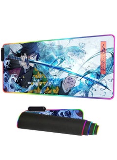 Generic Demon RGB Mouse Pad  Large Extended Gaming Mouse Pad , Stitched Edges, Ultra Thick 3 mm, Wide & Long Mousepad 30*80 CM  - Image 1