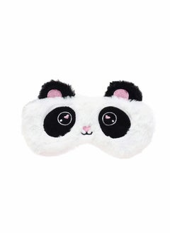 Y&D Cute Panda Sleeping Mask, Soft Fluffy Plush Blindfold Funny Novelty Animal Sleep Mask Eye Cover Eyeshade for Kids Girls Boys Women Men Night Nap Travel Meditation  - Image 1