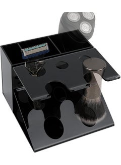 Linkidea Linkidea Electric Shaver & Razor Stand, Shaving Can Storage Organizer, Razor Holder Compatible with GilletteLabs Exfoliating Bar, Heated Razor Bugatti, ProGlide Shield Power (Black) 