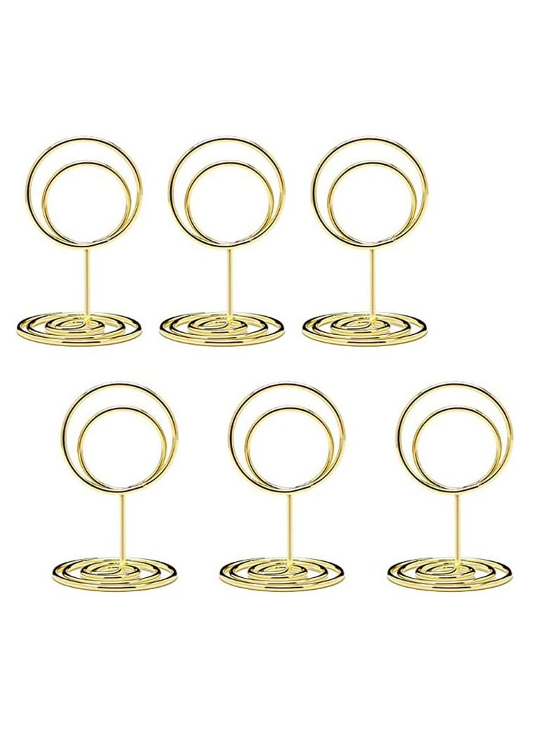 NIBEMINENT 20pcs Place Card Holders -Table Photo Holder Pictures Stand Clips for Place Cards on Weddings ,Anniversary, Party ,Office - Image 1
