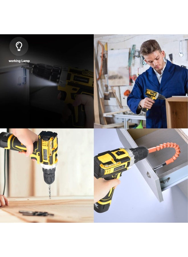 روكسون دريل شحن صدمات لاسلكي روكسون 12 فولت – بطارية ليثيوم أيون 1300mAh، سرعة 0-750 دورة/دقيقة، تصميم مدمج وخفيف – أداة كهربائية قوية متعددة الاستخدامات للأعمال المنزلية والمهنية | موديل RX-12VCD - Image 3