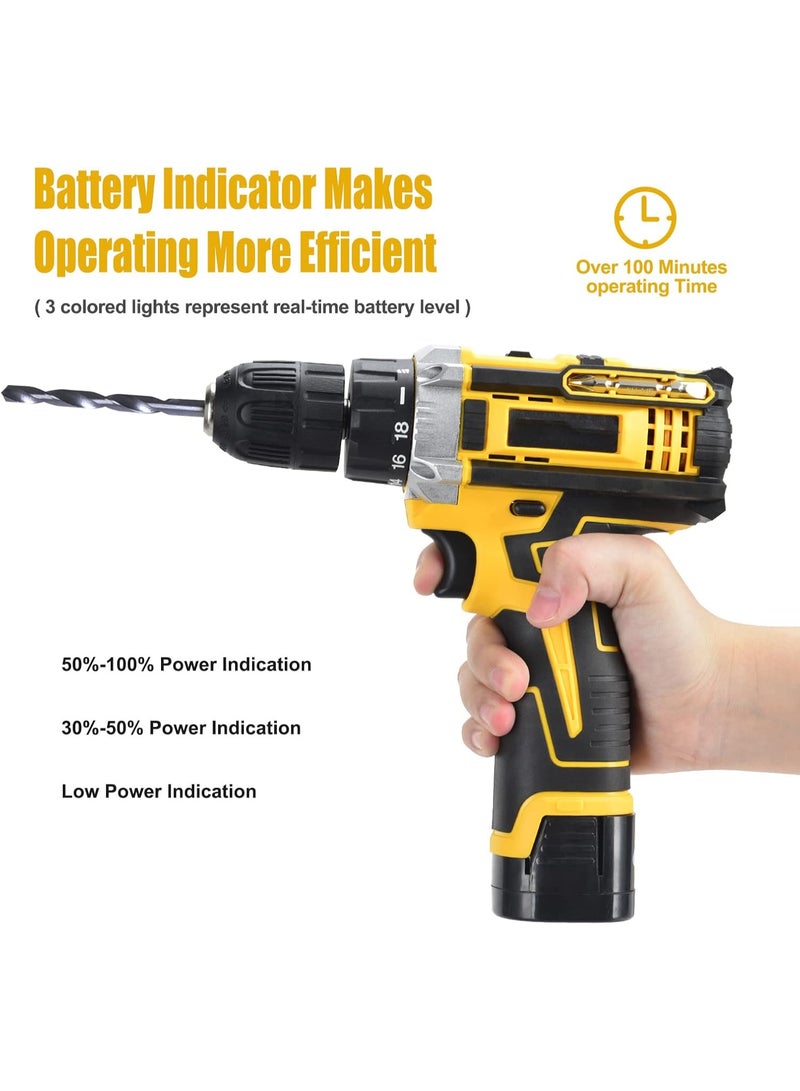 روكسون دريل شحن صدمات لاسلكي روكسون 12 فولت – بطارية ليثيوم أيون 1300mAh، سرعة 0-750 دورة/دقيقة، تصميم مدمج وخفيف – أداة كهربائية قوية متعددة الاستخدامات للأعمال المنزلية والمهنية | موديل RX-12VCD - Image 5