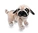 YONLIT Lifelike Pug Dog Stuffed Animal Animated Plush Puppy Toy Doll Super Realistic Dogs Act Like Real Excellent Gifts for Kids Birthday Party Dog Collection 9 Inches Pug - Image 2