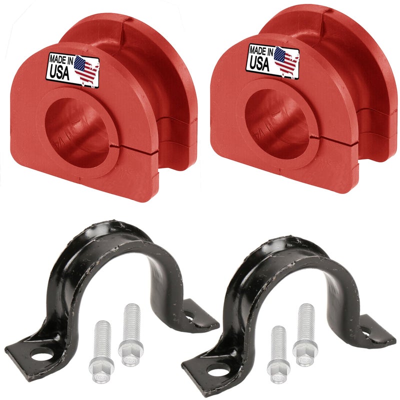 Suspension Dudes Rear Sway Bar Stabilizer Bracket CODE RED Bushing Kit FITS Avalanche Escalade Silverado Tahoe Yukon 20002006 K6408 928308 Bushings Made In USA 28 MM Bar