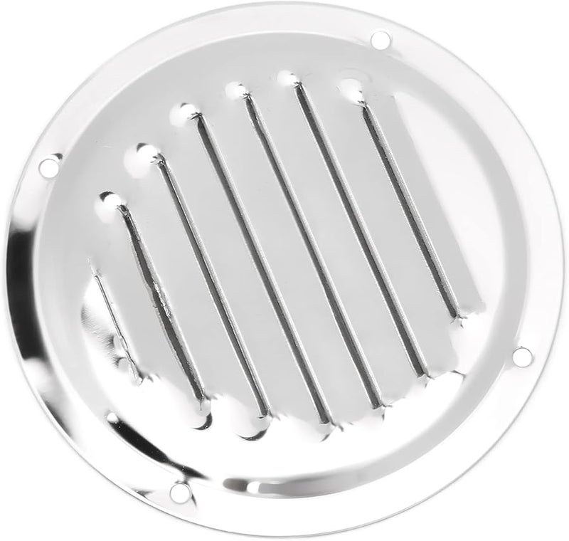 Stainless Steel Round Louver Air Vent 5 Inches Mirror Finish For Yacht Caravan Kitchen - Image 5