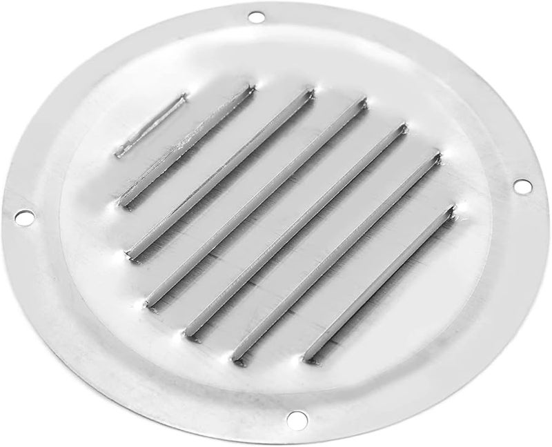 Stainless Steel Round Louver Air Vent 5 Inches Mirror Finish For Yacht Caravan Kitchen - Image 4