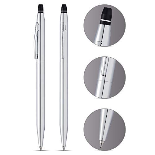 Cross Click Ballpoint Pen, Chrome - Image 3