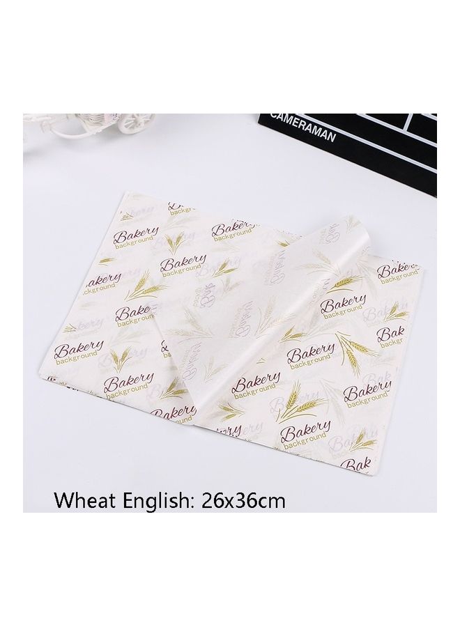 Wheat English Cake Greaseproof Baking Paper Multicolour - Image 2
