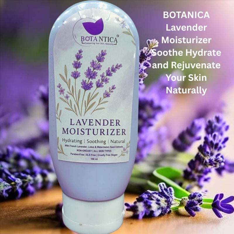 BOTANTICA Lavender Moisturizing Body Lotion With Germ Shield| Infused With Lavender Oil| Daily Use Hand & Body Lotion With Natural Floral Extracts For Women| 125ml - Image 2