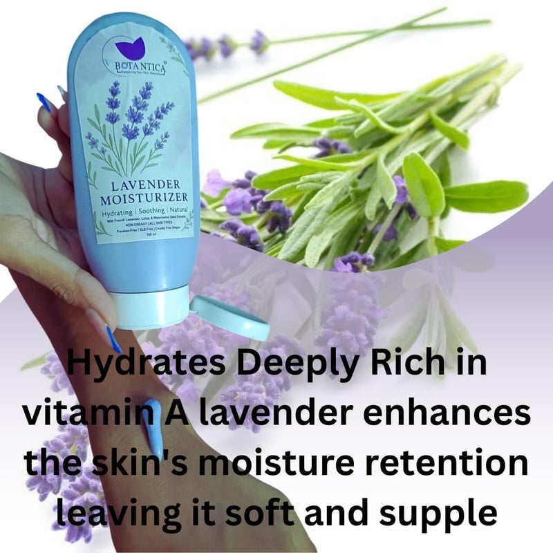 BOTANTICA Lavender Moisturizing Body Lotion With Germ Shield| Infused With Lavender Oil| Daily Use Hand & Body Lotion With Natural Floral Extracts For Women| 125ml - Image 4