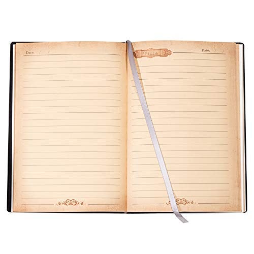 molshine A5 (5.5" x 8.3") Embossed Journals Vintage Notebook,Retro Leather Bronze Diary,100 Sheets Paper,Hardcover Travel Notepad for Writing,Sketchbook,Collection,Gift,Decoration, Phoenix(Bronzed) - Image 4