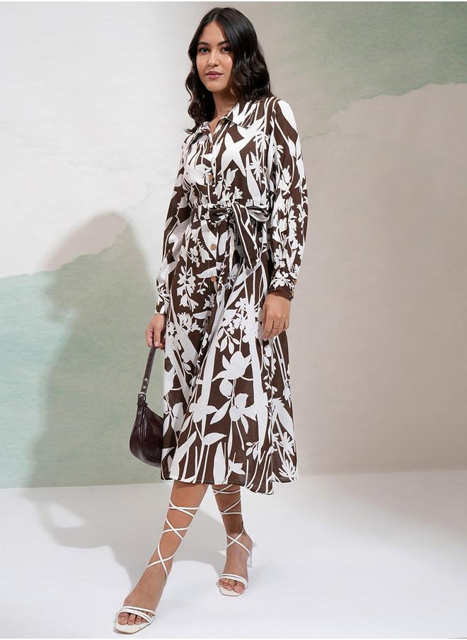 Vishudh Floral Print Dress  - Image 2