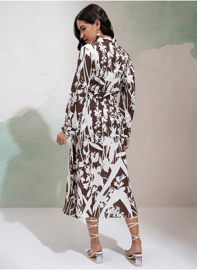 Vishudh Floral Print Dress  - Image 3
