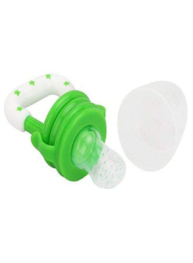 Lappu Baby Rice Paste Food Feeder with Baby Fruit Nibbler & Spout Sipper (Combo) (Blue-Green-Yellow) - Image 3