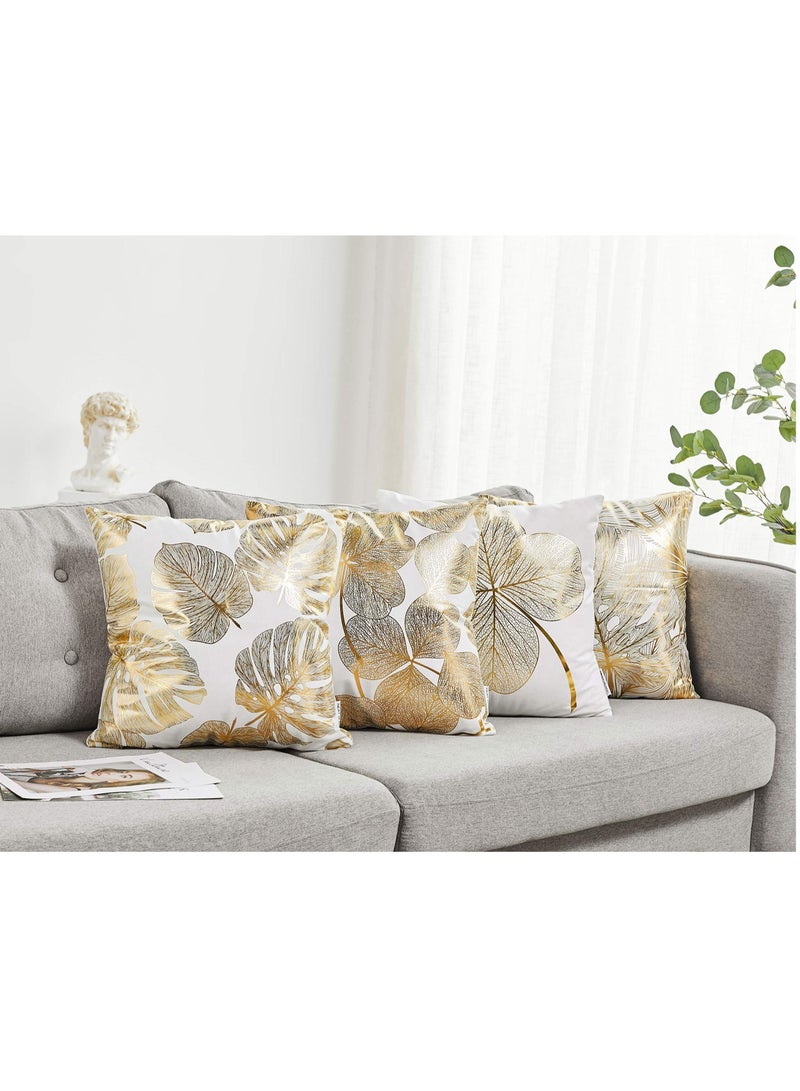 SYOSI Pillow Covers Set of 4, Modern Sofa Throw Pillow Cover, Decorative Outdoor Pillow Case for Couch Bed Car Home Sofa Couch Decoration - Image 4