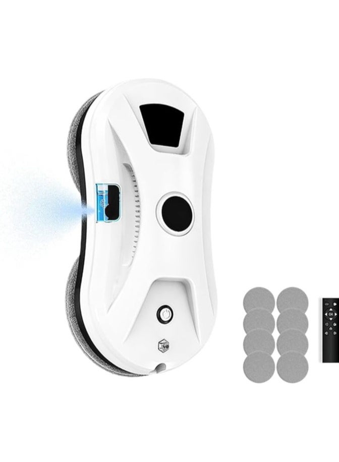 Divaki NEXA Ultra Window Cleaning Robot, 3000Pa Strong Suction, Automatic Glass Cleaner with Water Tank, Infrared Remote, Safety Battery